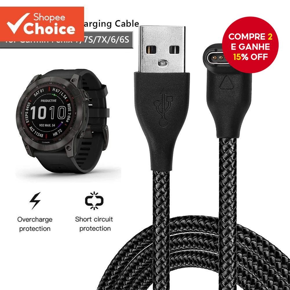 Novo Cabo De Carregamento De Relógio Para Garmin Fenix Vivoactive 3 Forerunner Instinto 2 USB Carreg