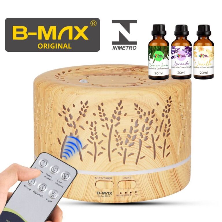 Kit Difusor Aromatizador de Ambiente Eletrico + 3 