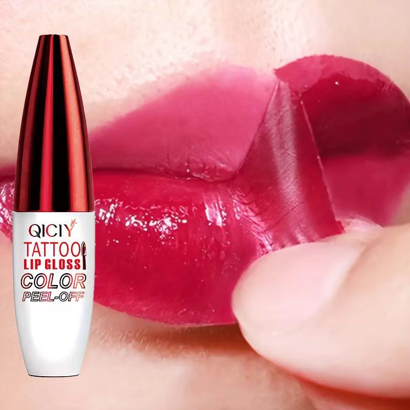 QICIY Peel Off Lip Stain Tatuagem Batom De Longa Duração E À Prova Dágua Pink Tint Make Up