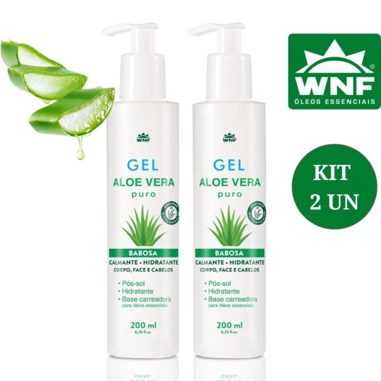 Gel de Babosa 100% Puro | Kit 2un | Aloe Vera | WN