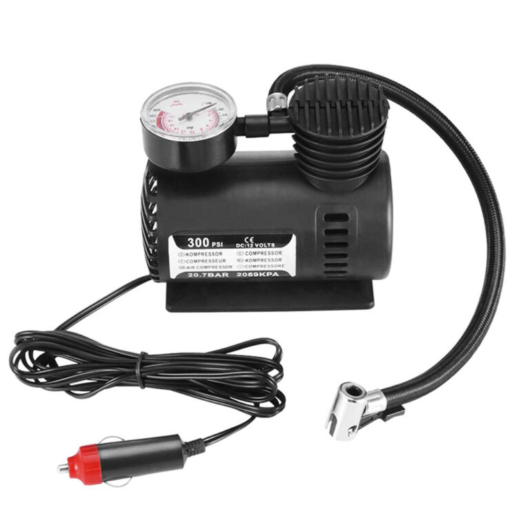 Mini Compressor Ar Automotivo 300psi 12v P/ Pneu C