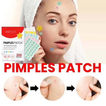 200 Pçs Estrela Espinha Remendo Acne Colorido Inv