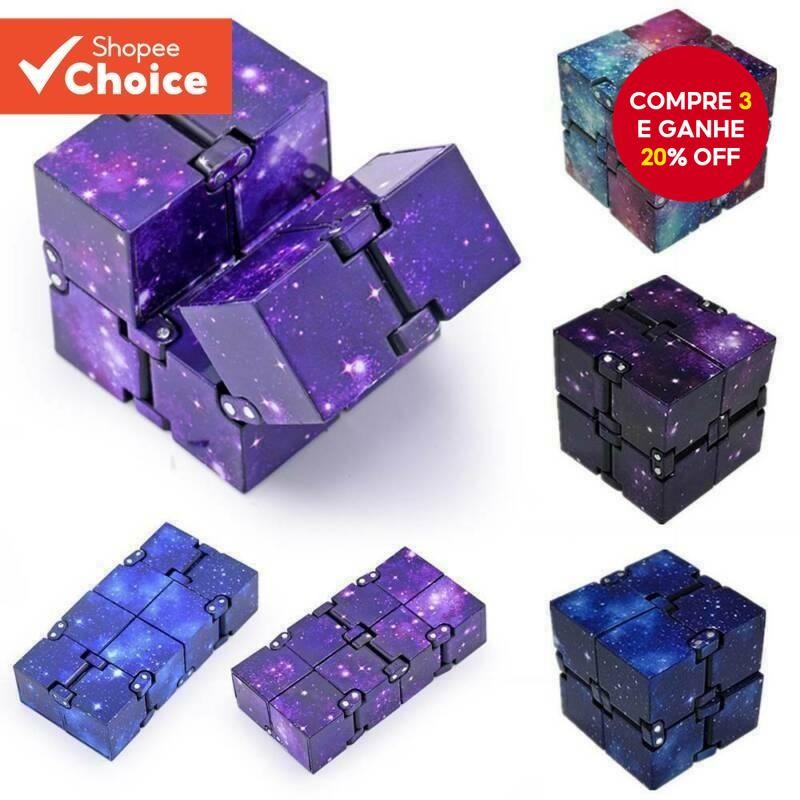 Sensorial Infinity Cube Fidget Jogo De Brinquedos Engraçados Alívio Da Ansiedade Autismo Kids Adulto