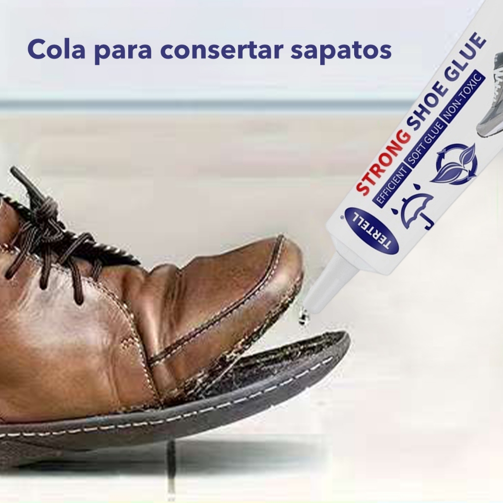 Cola para reparo de calçados, cola de nível profissional para solas de calçados esportivos, alta tem
