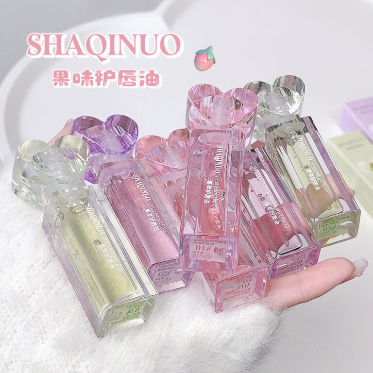 SHAQINUO Extrato de Fruta Óleo Labial Hidratante 