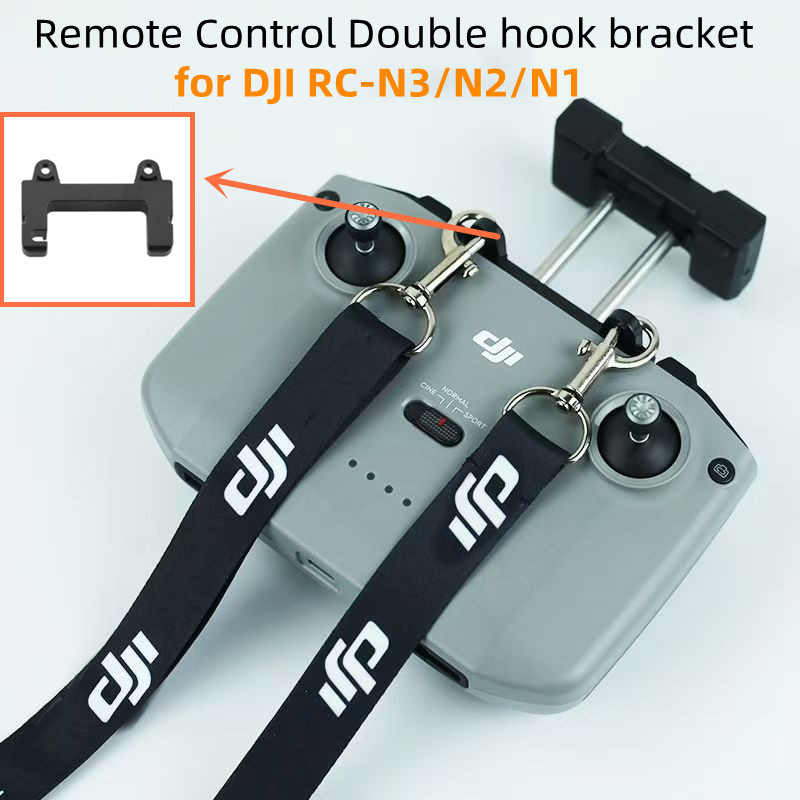 Para DJI RC-N3/N2/N1 Suporte De Gancho Duplo Avata 360/Flip/NEO 2/Mini 5/4 PRO Alça De Controle Remo