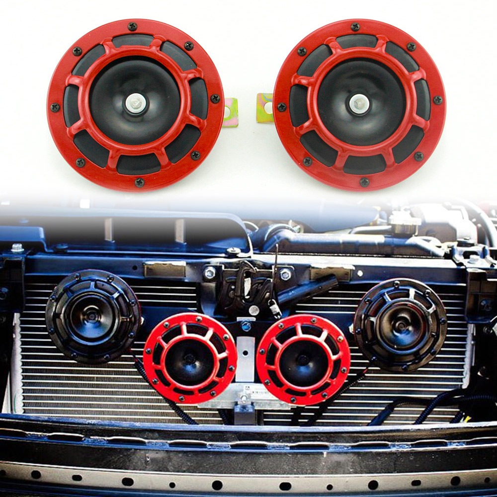 Kit De Buzina De Ar Para Carro , 2 Peças , 12V , 115DB , Hella , Super Alto , Compacto , Tom De Expl