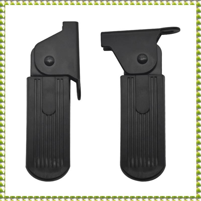 (Oflw) 2 Peças Pedal Dianteiro Para Ciclomotor Elétrico Scooter Dobrável Almofada De Suporte Perna P