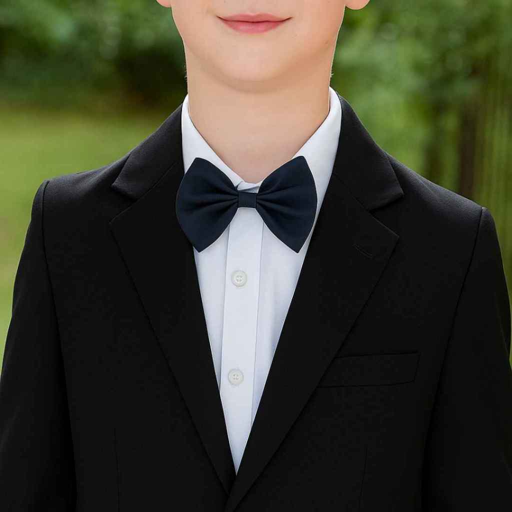 Gravata Pajem Acessorio Casamento Preto REF4198