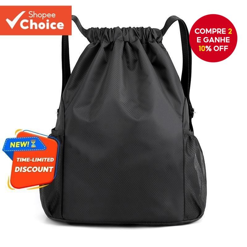 Novo Pacote De Esportes Ao Ar Livre Mochila Unissex Simples De Viagem Grande Capacidade Cordão Fitne