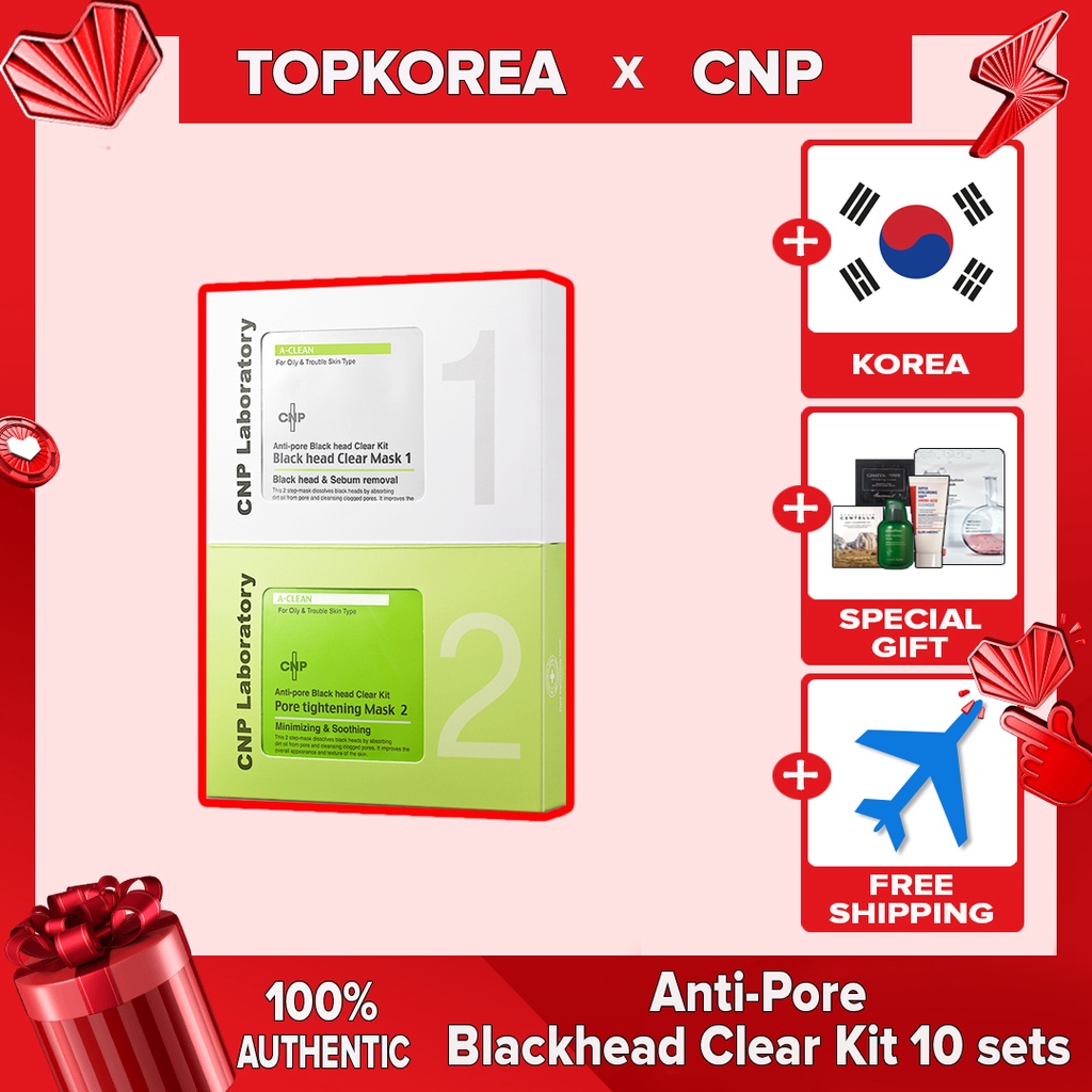 // CNP Kit Transparente De Cravo Anti-Poros De Laboratório 10 Conjuntos/TOPKOREA Conjunto De 10 Crav