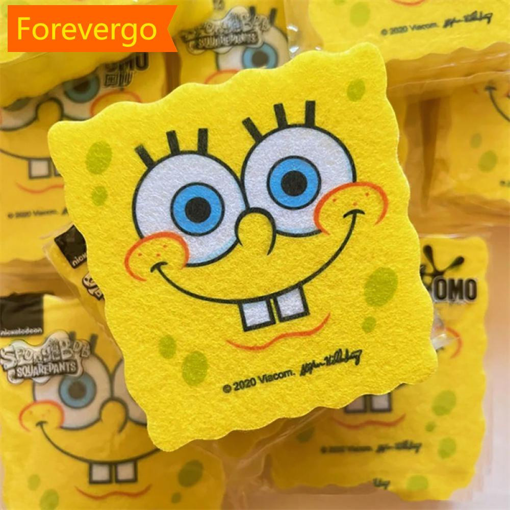 Bonito Dos Desenhos Animados Jantar Lavagem Esponja Bob Em Forma De Ferramenta De Limpeza De Cozinha