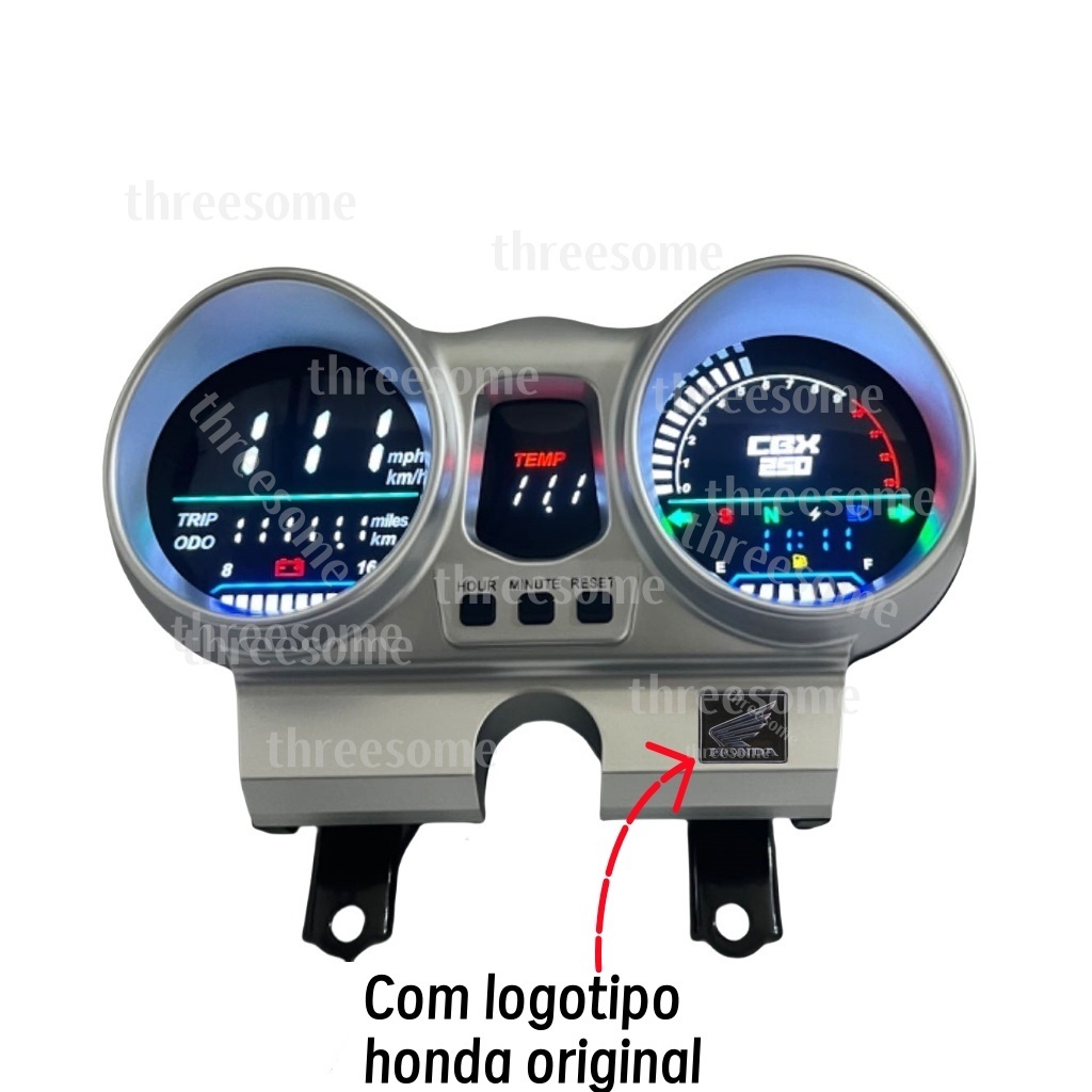 Painel Completo Para Honda Cbx250 Twister 2001 a 2008 Velocímetro Medidor 37100-KPF-961