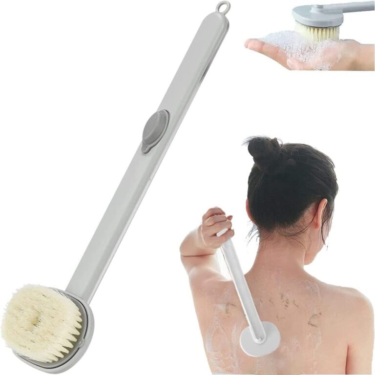 Escova De Banho Esfoliante Com Dispensador De Sab�