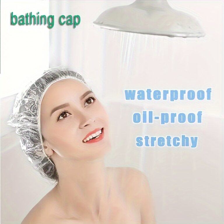 Touca de banho descartável para mulheres, imperme