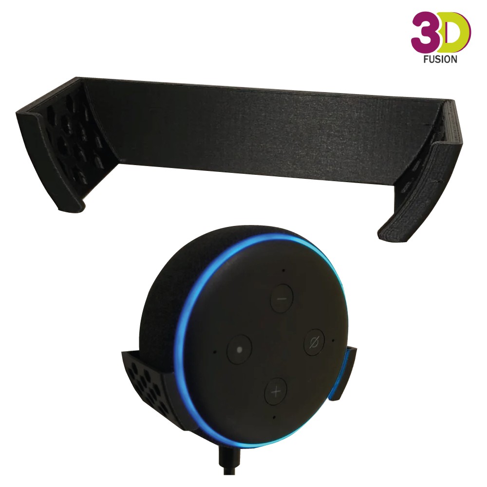 Suporte De Parede Amazon Alexa 3.ger – Echo Dot c/ Parafuso ou Fita Dupla Face