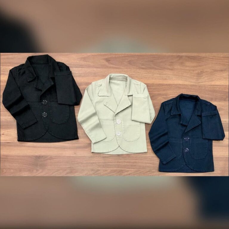 Roupa Menino Infantil Blazer Sarja