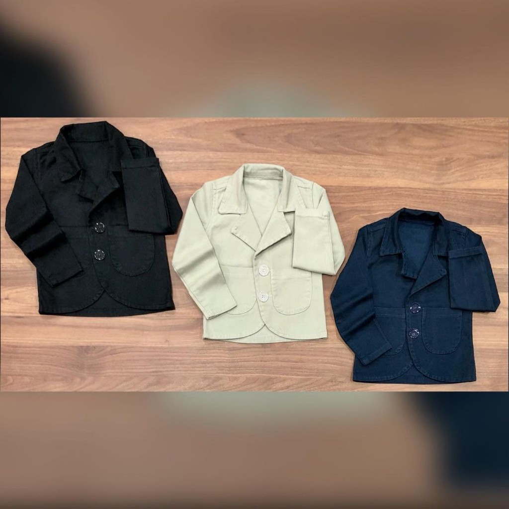 Roupa Menino Infantil Blazer Sarja