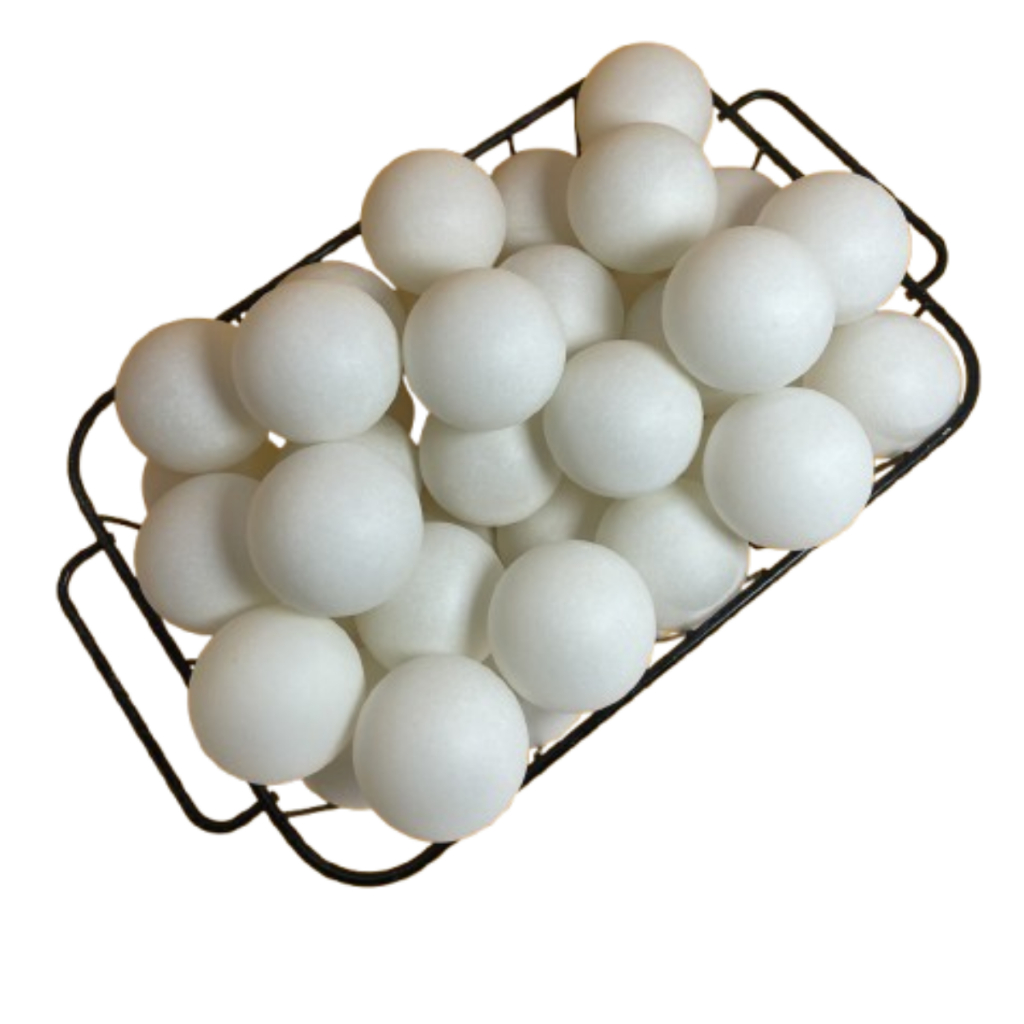 Pacote Com 100 Unidades Bolas / Bolinhas De Ping Pong Brancas – Tênis de Mesa