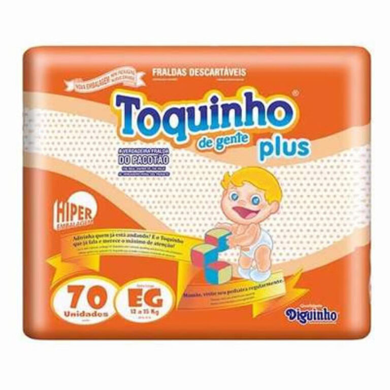 FRALDA TOQUINHO MEGA EG – 70 unidades