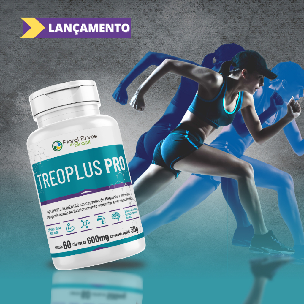 TreoPlus Pro 600mg Magnésio L Treonato  DiMalato + Bisglicinato + Cloreto e Quelato – Antigo Treomag