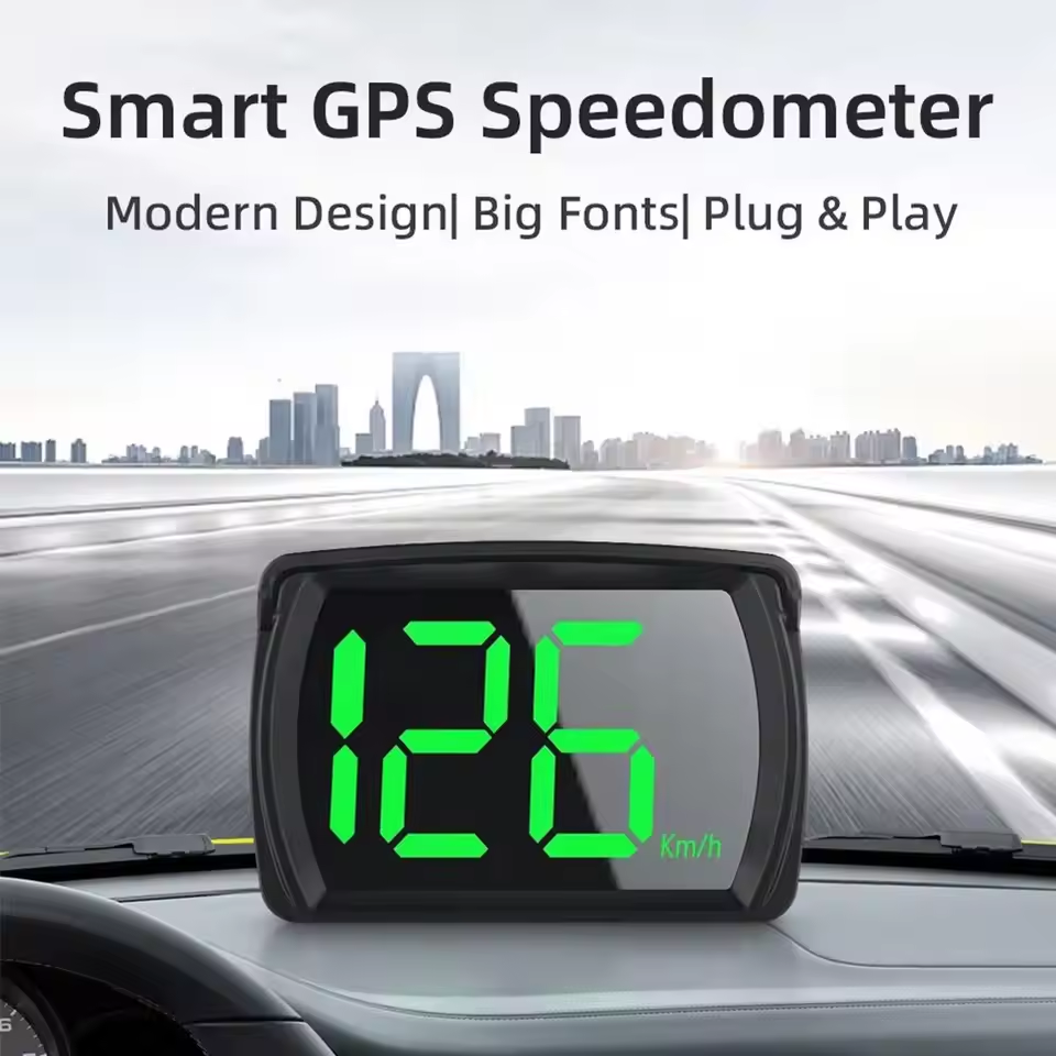 Display Universal De Cabeça Elevada Para Carro, Projetor Digital De Velocímetro Gps, Tela De Painel