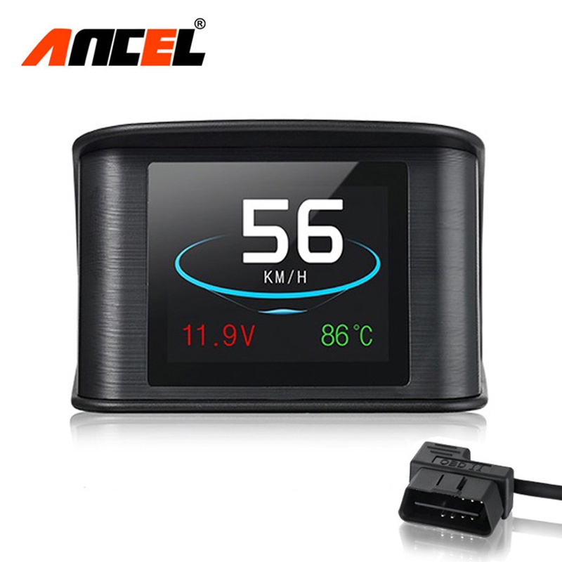 ANCEL P10 Car Head-up HUD Display OBD2 Medidor Digital De Tensão Automática Scanner De Consumo De Co