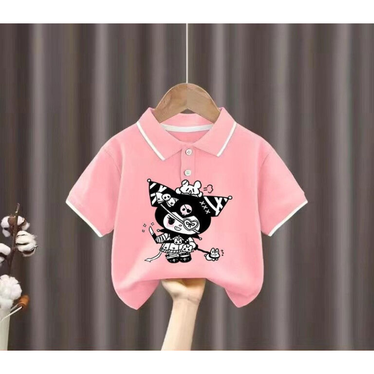Camisa Polo De Verão Kuromi 2025 Para Meninas , C