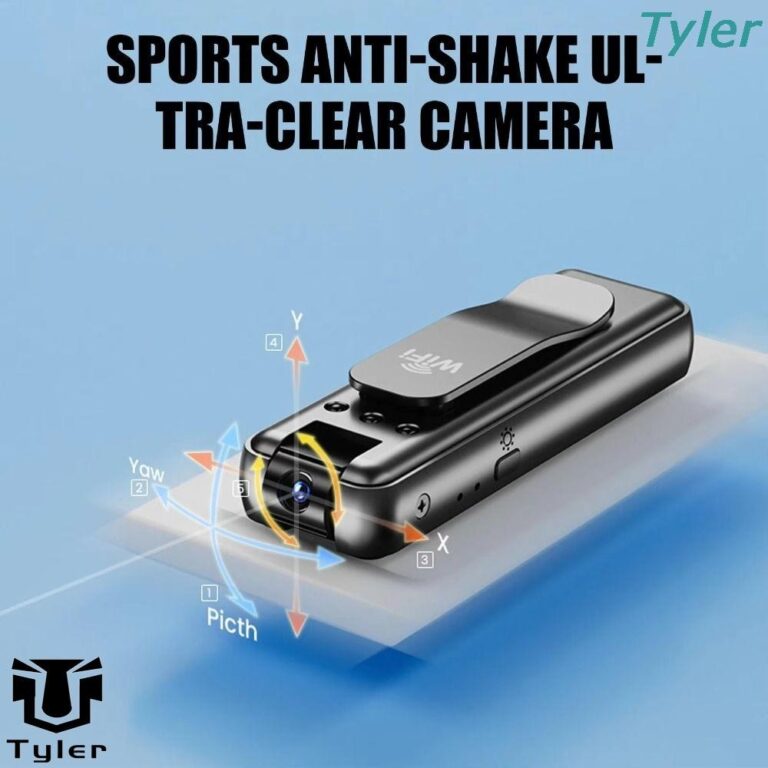 Mini Câmera TYLER HD , Rotação De 180 Com Grava