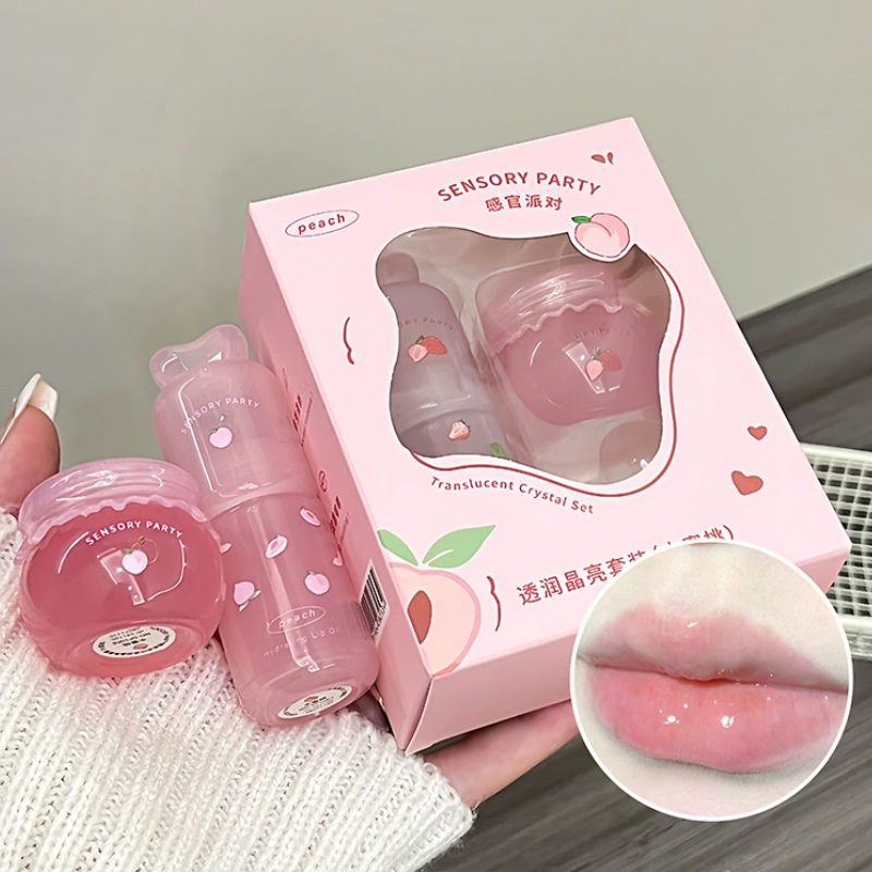 Conjunto De Máscaras Labiais Hidratantes Hidratação, Volume E Suavização Para Lábios Brilhantes E M