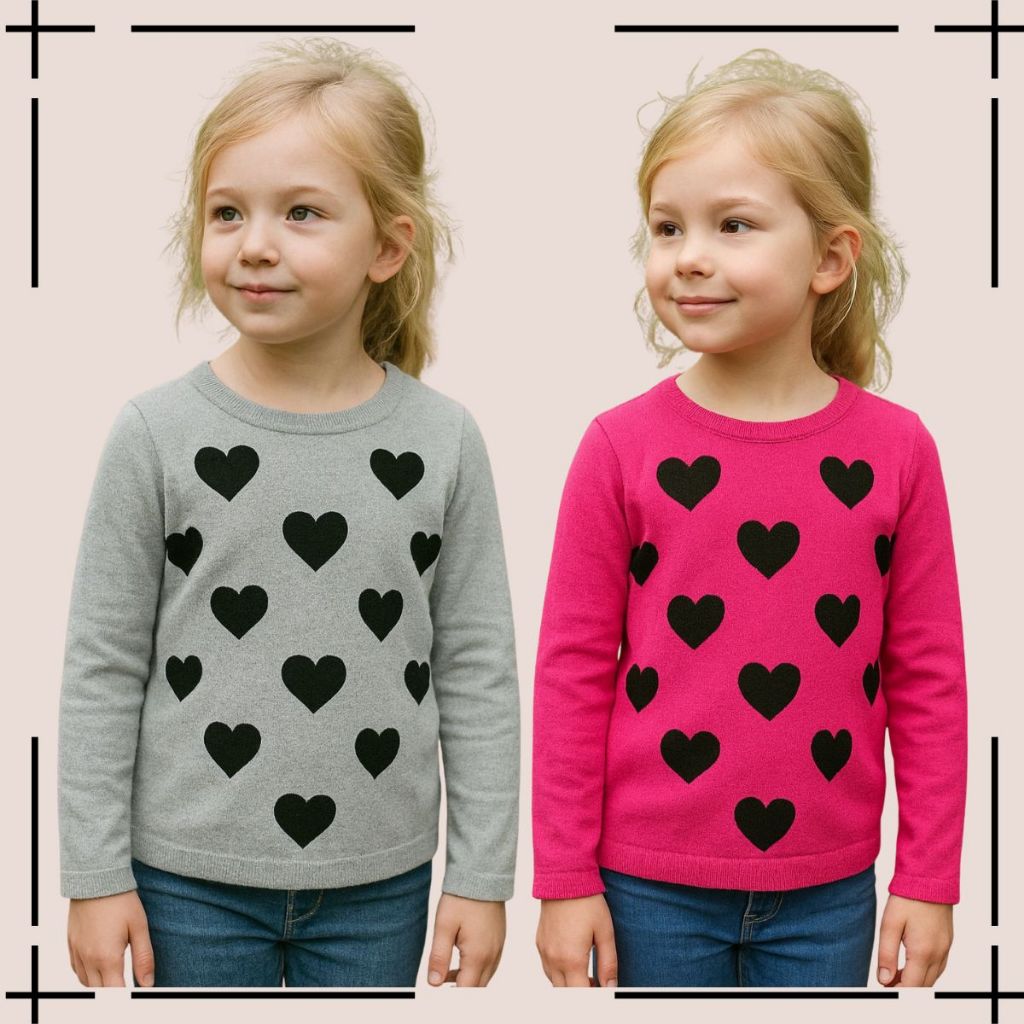 Blusa de Frio Infantil Menina feminina Lãnzinha Manga longa