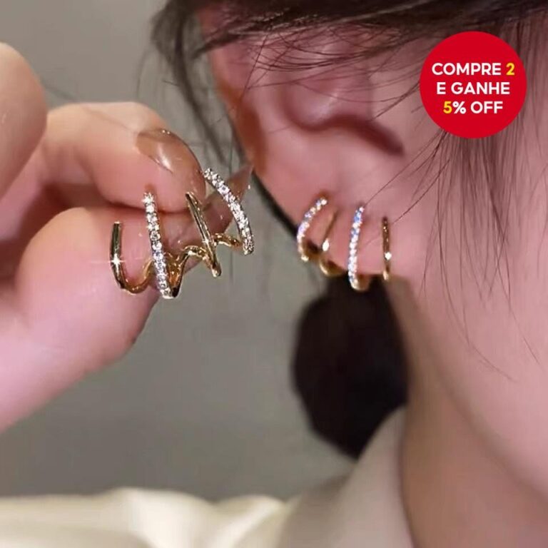 Brincos Vintage Elegantes para Mulheres Joias Mini
