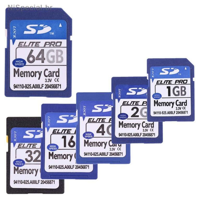 [Nis] Cartão SD 1GB 2GB 4GB 8GB 16GB 32GB 64GB De