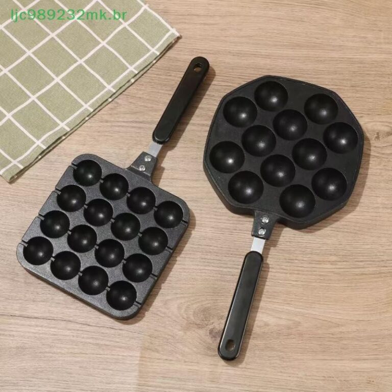 [MYBR] Takoyaki Pan Mold Maker Frigideira Liga De 