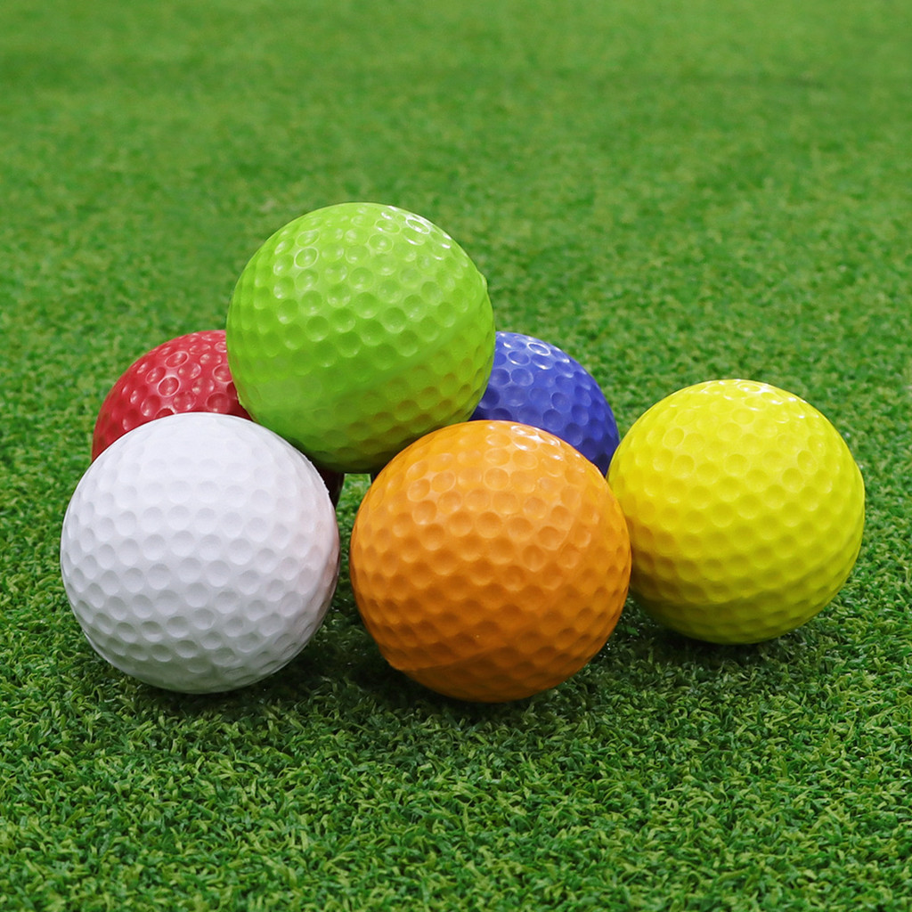 Bola de Golfe de PU 42mm – Macia para Práticas e Partidas – Equipamento Esportivo ao Ar Livre.