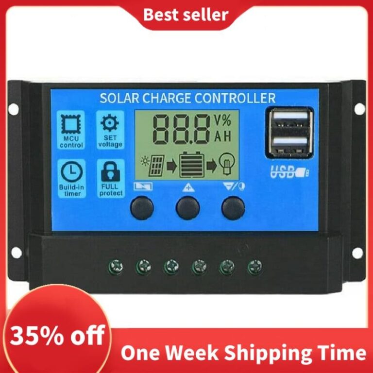 Controlador De Carga Solar 100A Multifuncional Com