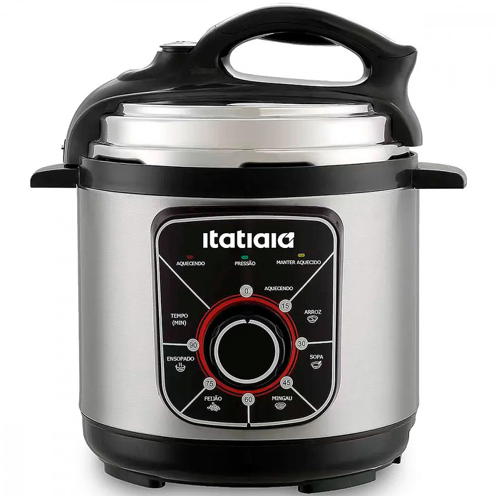 Panela de Pressão Elétrica Itatiaia Essencial 3L 700W 220V Inox – PPESS2001