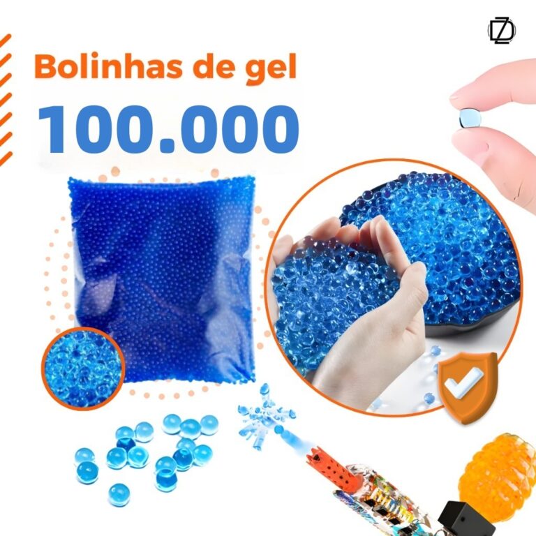 100000/100 Mil Bolinha De Gel 7mm Cresce Na Aágua