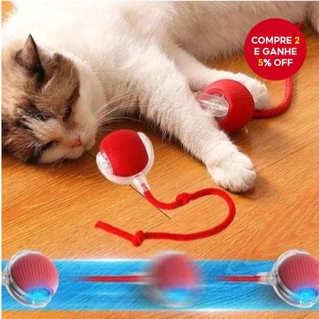 Brinquedo inteligente para gatos, bola rolante aut
