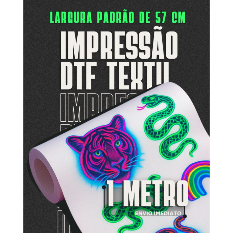 DTF QUALIDADE I3200 57CM X 100 CM Para ESTAMPAR Bl