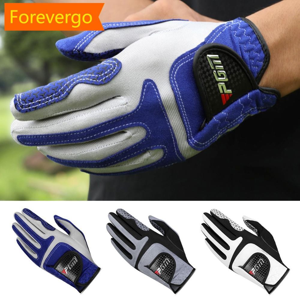 forevergo 1Pc Luvas De Golfe Masculinas De Tecido De Super Fibra Para Mão Esquerda Esportivas Respir