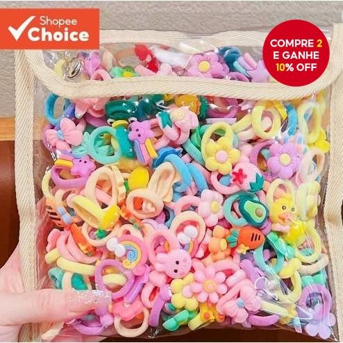 Laços De Cabelo Elásticos Estilo Coreano Para Cr