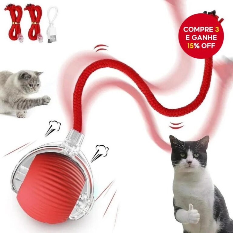 Brinquedos para gatos, bola inteligente para relax