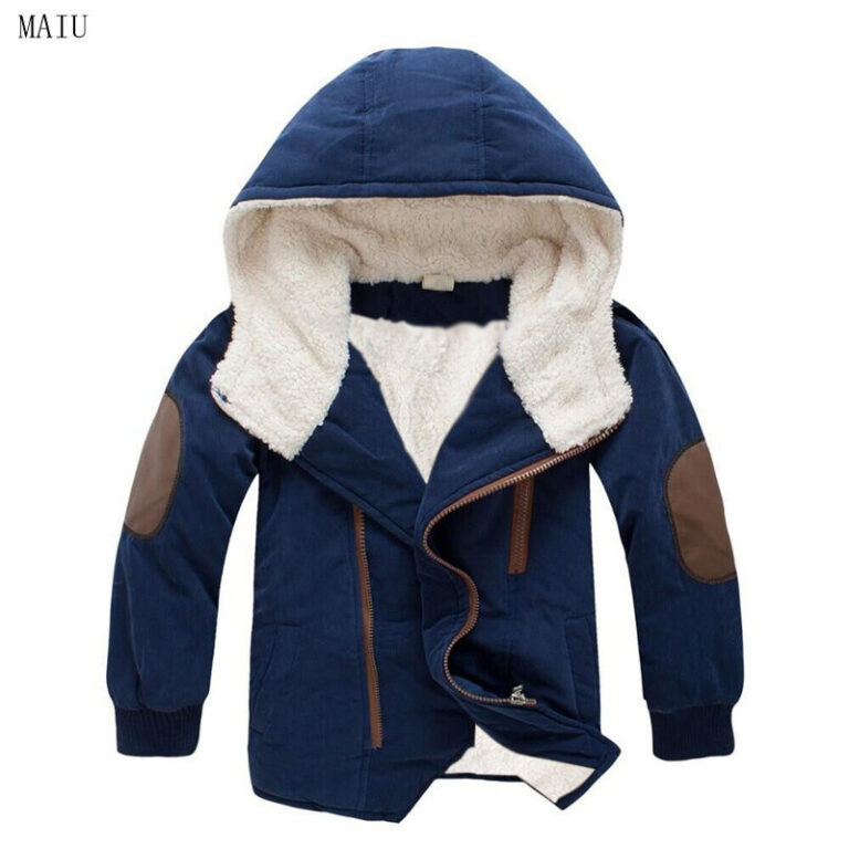 Jaquetas de Inverno Grossas e Quentes para Meninos