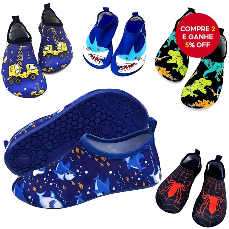 Sapatos Aquáticos Infantis De Secagem Rápida  Me