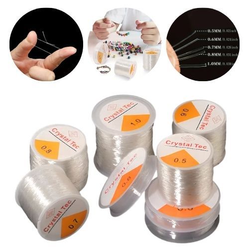 FIO DE SILICONE ATÉ 3 PÇS P/ MIÇANGAS IDEAL EM 