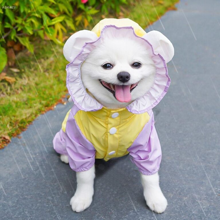 Capa De Chuva ADAMES Dog Angel , Impermeável À P