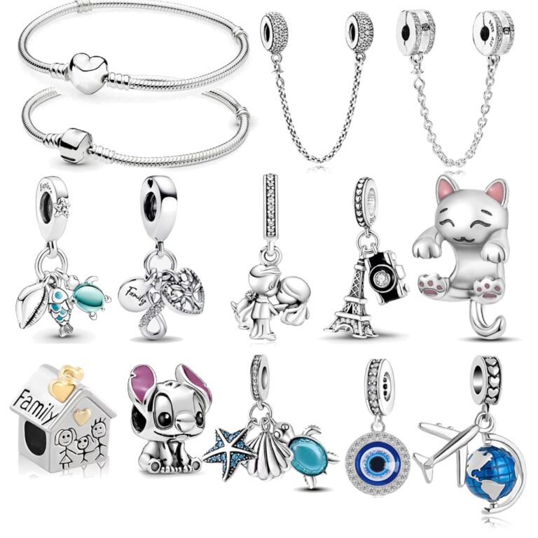 S925 Pulseira De Prata 925 Clássico Com Fivela De