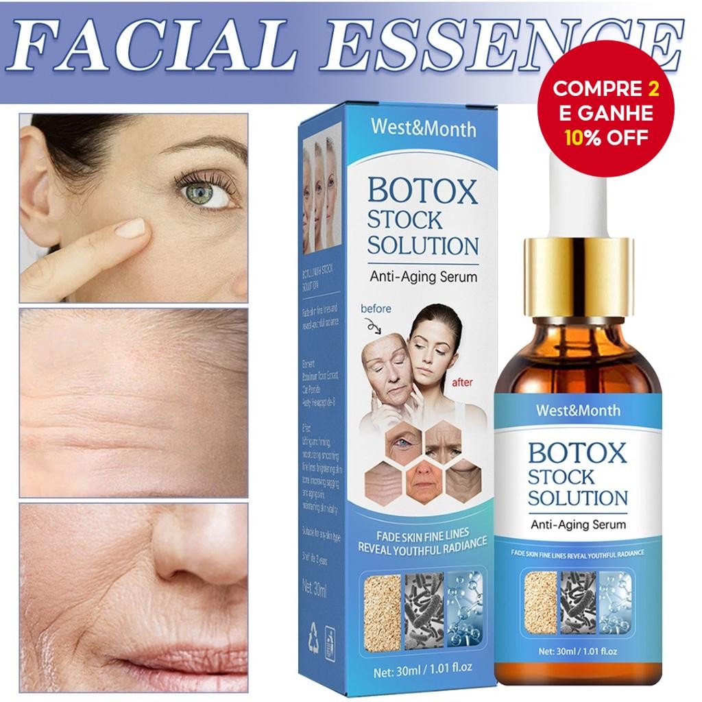 Soro Facial Antirrugas Avançado Compre 1 Ganhe 1 Grátis-Fórmula De Alta Concentração De 30ml | Suavi