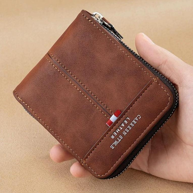 Carteira Masculina Multi-Cartão Porta Cartão Com
